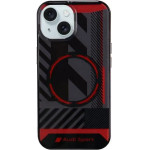 Audi IML Sport MagSafe Case iPhone 15 / 14 / 13 6.1 black/black hardcase AU-IMLMIP15-RSQ/D2-BK - (AUDI000099-0)