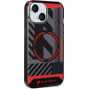 Audi IML Sport MagSafe Case iPhone 15 / 14 / 13 6.1 black/black hardcase AU-IMLMIP15-RSQ/D2-BK - (AUDI000099-0)