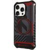 Audi IML Sport MagSafe Case iPhone 15 Pro 6.1 black/black hardcase AU-IMLMIP15P-RSQ/D2-BK - (AUDI000100-0)