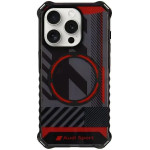 Audi IML Sport MagSafe Case iPhone 15 Pro Max 6.7 black/black hardcase AU-IMLMIP15PM-RSQ/D2-BK - (AUDI000102-0)