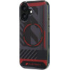Audi IML Sport MagSafe iPhone 16 6.1 black/black hardcase AUS-IMLMIP16-RSQ/D2-BK - (AUDI000194-0)