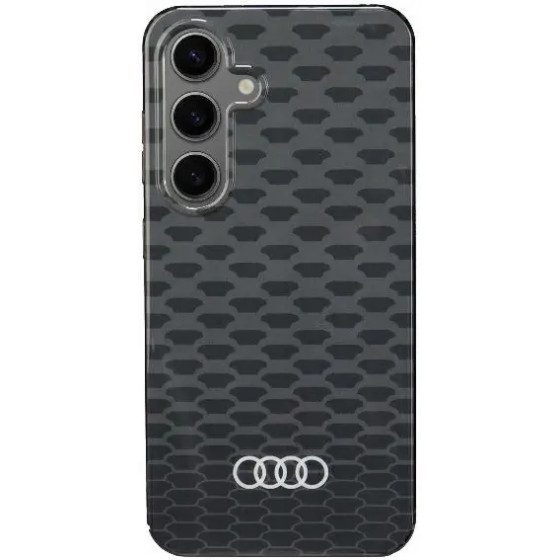 Audi IML Stitching Pattern MagSafe Case S24 S921 black/black hardcase AU-IMLMS24-Q5/D3-BK - (AUDI000144-0)