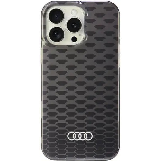 Audi IML Stitching Pattern MagSafe iPhone 16 Pro Max 6.9 black/black hardcase AU-IMLMIP16PM-Q5/D3-BK - (AUDI000202-0)