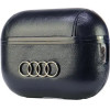 Audi Leather Big Logo AirPods Pro 2 cover black/black AU-APP2-GT/D3-BK - (AUDI000165-0)