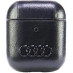 Audi Leather Big Logo Case for AirPods 1 / 2 - Black - (AUDI000163-0)