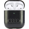 Audi Leather Big Logo Case for AirPods 1 / 2 - Black - (AUDI000163-0)