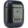 Audi Leather Big Logo Case for AirPods 1 / 2 - Black - (AUDI000163-0)