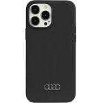 Audi Silicone Case iPhone 13 Pro Max 6.7 black/black hardcase AU-LSRIP13PM-Q3/D1-BK - (AUDI000035-0)