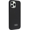 Audi Silicone Case iPhone 13 Pro Max 6.7 black/black hardcase AU-LSRIP13PM-Q3/D1-BK - (AUDI000035-0)