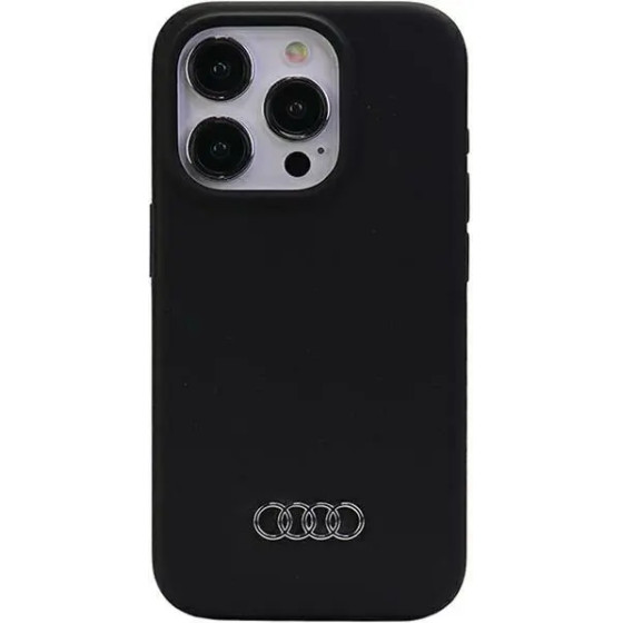 Audi Silicone Case for iPhone 15 Pro Max - black - (AUDI000046-0)