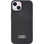 Audi Silicone Case iPhone 14 6.1 black/black hardcase AU-LSRIP14-Q3/D1-BK - (AUDI000036-0)