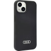 Audi Silicone Case iPhone 14 6.1 black/black hardcase AU-LSRIP14-Q3/D1-BK - (AUDI000036-0)