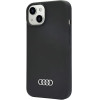 Audi Silicone Case iPhone 14 6.1 black/black hardcase AU-LSRIP14-Q3/D1-BK - (AUDI000036-0)