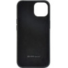 Audi Silicone Case iPhone 14 6.1 black/black hardcase AU-LSRIP14-Q3/D1-BK - (AUDI000036-0)