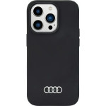 Audi Silicone Case iPhone 14 Pro 6.1 black/black hardcase AU-LSRIP14P-Q3/D1-BK - (AUDI000037-0)