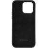 Audi Silicone Case iPhone 14 Pro 6.1 black/black hardcase AU-LSRIP14P-Q3/D1-BK - (AUDI000037-0)