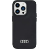 Audi Silicone Case iPhone 14 Pro Max 6.7 black/black hardcase AU-LSRIP14PM-Q3/D1-BK - (AUDI000038-0)