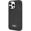 Audi Silicone Case iPhone 14 Pro Max 6.7 black/black hardcase AU-LSRIP14PM-Q3/D1-BK - (AUDI000038-0)