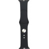 Audi Sport Red Logo Silicone Watch Strap for Apple Watch 40 / 41 / 42 mm - black - (AUDI000212-0)