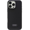 Audi Silicone Case iPhone 16 Pro Max 6.9 black/black hardcase AU-LSRIP16PM-Q3/D1-BK - (AUDI000179-0)