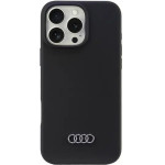 Audi Silicone Case iPhone 16 Pro Max 6.9 black/black hardcase AU-LSRIP16PM-Q3/D1-BK - (AUDI000179-0)