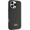 Audi Silicone Case iPhone 16 Pro Max 6.9 black/black hardcase AU-LSRIP16PM-Q3/D1-BK - (AUDI000179-0)