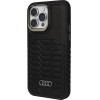 Audi Synthetic Leather case with MagSafe for iPhone 14 Pro Max - black - (AUDI000106-0)