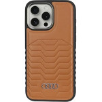 Audi Synthetic Leather case with MagSafe for iPhone 14 Pro - brown - (AUDI000121-0)
