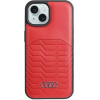 Audi Synthetic Leather Case with MagSafe for iPhone 15 Plus / 14 Plus - Red - (AUDI000116-0)