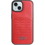 Audi Synthetic Leather Case with MagSafe for iPhone 15 Plus / 14 Plus - Red - (AUDI000116-0)
