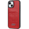 Audi Synthetic Leather Case with MagSafe for iPhone 15 Plus / 14 Plus - Red - (AUDI000116-0)