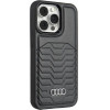 Audi Synthetic Leather case with MagSafe for iPhone 15 Pro - black - (AUDI000108-0)