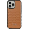 Audi Synthetic Leather case with MagSafe for iPhone 15 Pro Max - brown - (AUDI000126-0)