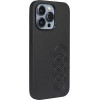 Audi Synthetic Leather iPhone 13 Pro / 13 6.1 black/black hardcase AU-TPUPCIP13P-TT/D1-BK - (AUDI000020-0)