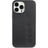 Audi Synthetic Leather iPhone 13 Pro Max 6.7 black/black hardcase AU-TPUPPCIP13PM-TT/D1-BK - (AUDI000021-0)