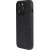 Audi Synthetic Leather iPhone 14 Pro 6.1 black/black hardcase AU-TPUPPCIP14P-TT/D1-BK - (AUDI000023-0)