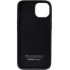 Audi Synthetic Leather iPhone 14 6.1 black/black hardcase AU-TPUPPCIP14-TT/D1-BK - (AUDI000022-0)