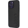 Audi Synthetic Leather iPhone 14 Pro Max 6.7 black/black hardcase AU-TPUPPCIP14PM-TT/D1-BK - (AUDI000024-0)