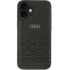 Audi Synthetic Leather iPhone 16 Plus 6.7 black/black hardcase AU-TPUPCIP16M-GT/D2-BK - (AUDI000182-0)