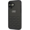Audi Synthetic Leather iPhone 16 Plus 6.7 black/black hardcase AU-TPUPCIP16M-GT/D2-BK - (AUDI000182-0)