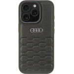 Audi Synthetic Leather iPhone 16 Pro 6.3 black/black hardcase AU-TPUPCIP16P-GT/D2-BK - (AUDI000181-0)