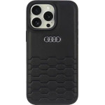 Audi Synthetic Leather iPhone 16 Pro Max 6.9 black/black hardcase AU-TPUPCIP16PM-GT/D2-BK - (AUDI000183-0)