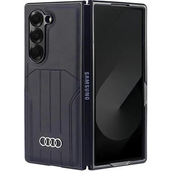 Audi Synthetic Leather MagSafe Case for Samsung Galaxy Z Fold 6 - Black - (AUDI000175-0)