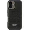 Audi Synthetic Leather MagSafe iPhone 16 Plus 6.7 black/black hardcase AU-TPUPCMIP16M-GT/D3-BK - (AUDI000186-0)