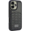 Audi Synthetic Leather MagSafe iPhone 16 Plus 6.7 black/black hardcase AU-TPUPCMIP16M-GT/D3-BK - (AUDI000186-0)