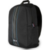 BMW Backpack BMBP15COMPVSKL 16 Black Nylon Blue Stripe - (BMW000906-0)