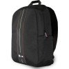 BMW Backpack BMBP15COMPVSKR 16 Black Nylon Red Stripe - (BMW000907-0)