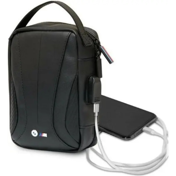 BMW Bag BMHBSPCTFK Organizer black/black Carbon&Perforated - (BMW000526-0)