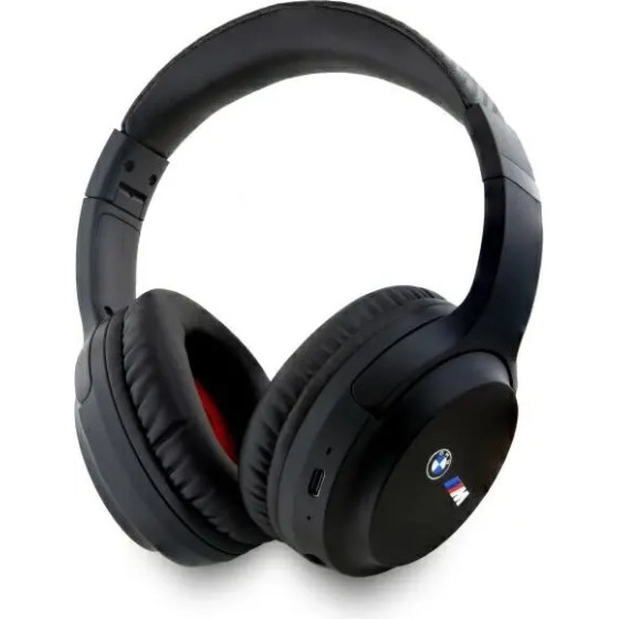 BMW Bluetooth ENC Headphones BMBHMIAV27MBCTK Black/Black Printed Logos - (BMW000975-0)