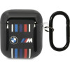 BMW BMA222SWTK AirPods 1/2 cover black/black Multiple Colored Lines - (BMW000620-0)